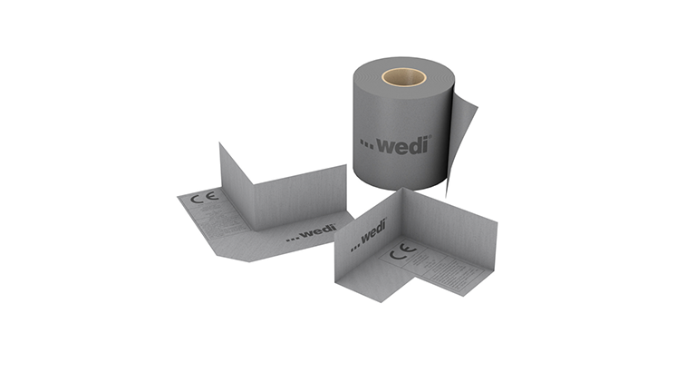 Dichtband, Rollen, Wedi